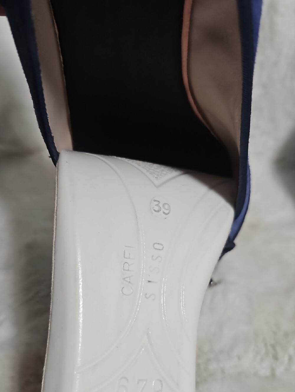 NWOT! Sloafer Nikita Blue Suede Ballet Sneakers - Picture 10 of 13